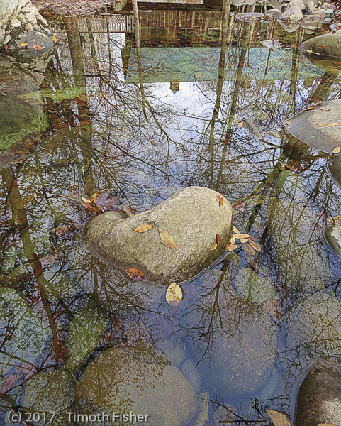 Reflection of Emerts Cove Bridge