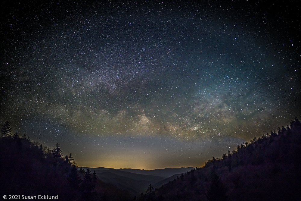 Oconaluftee Overlook Milkway
