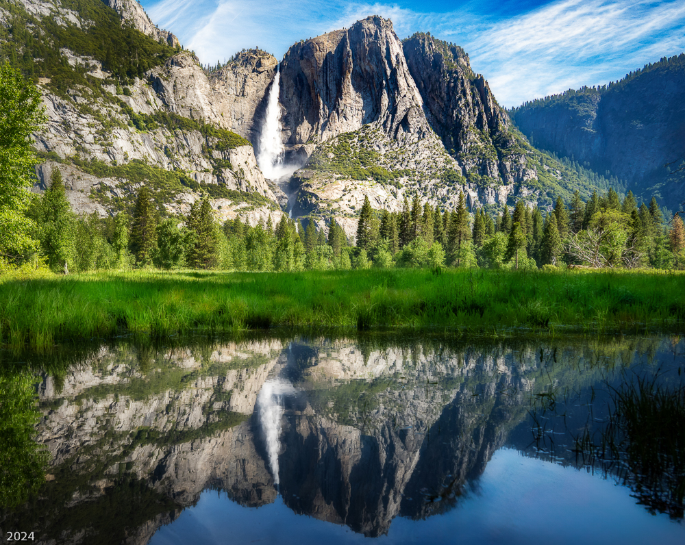 Yosemite Falls Reflection