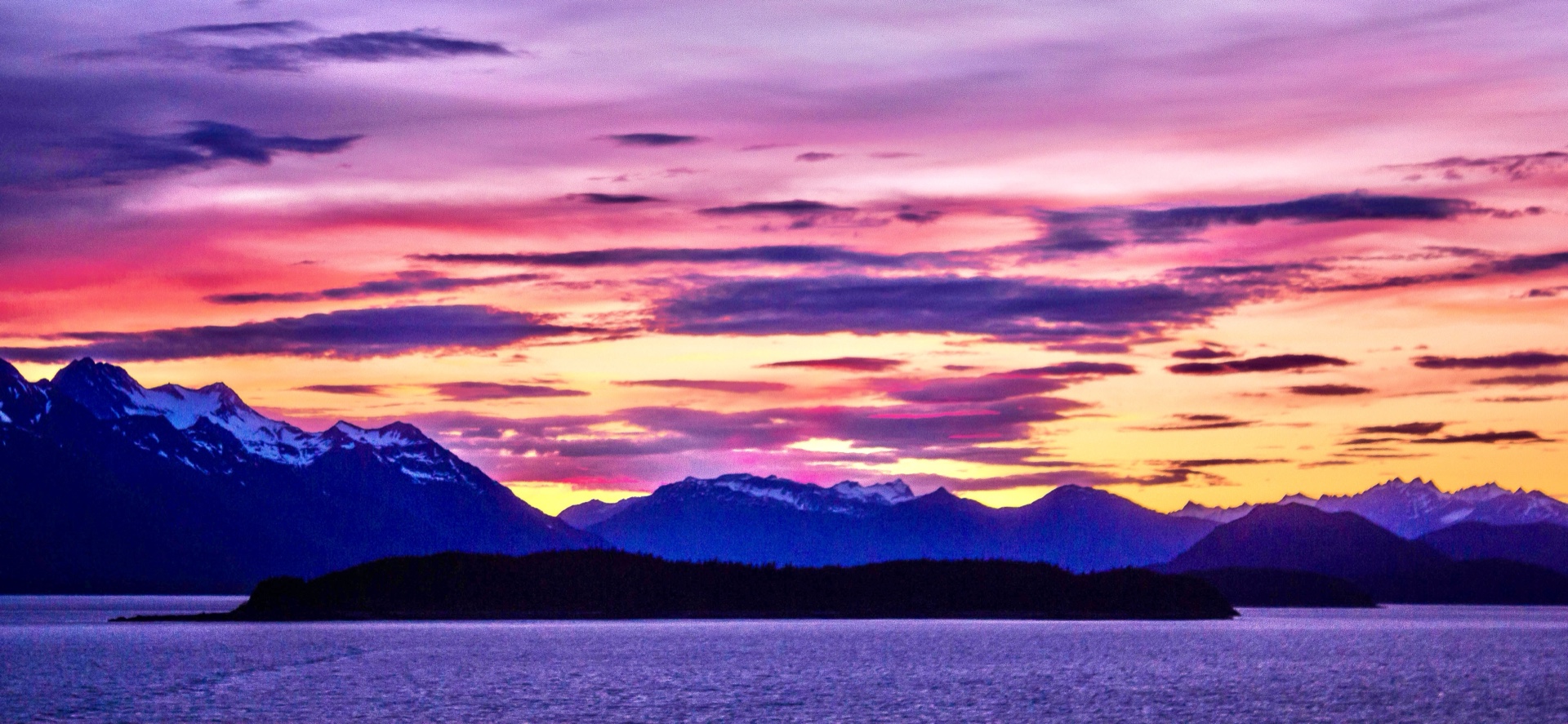 Inside Passage Sunset